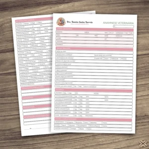 Ficha Anamnese Veterinária 30144
