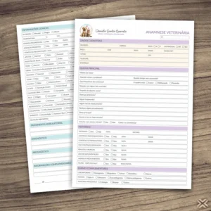 Ficha Anamnese Veterinária 30145