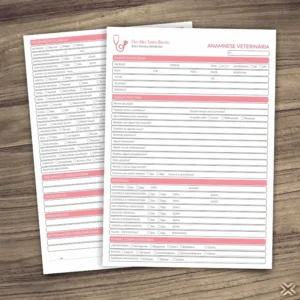Ficha Anamnese Veterinária 3025