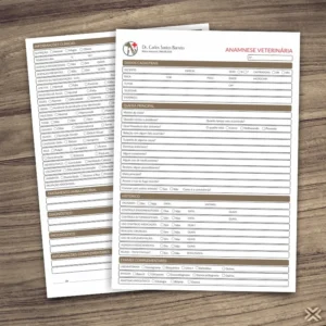Ficha Anamnese Veterinária 3032