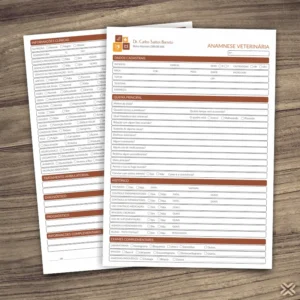 Ficha Anamnese Veterinária 3034