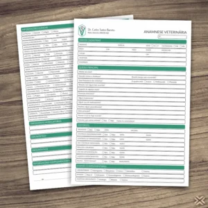 Ficha Anamnese Veterinária 3043