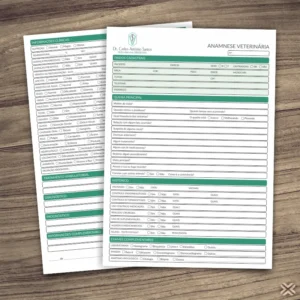 Ficha Anamnese Veterinária 3045