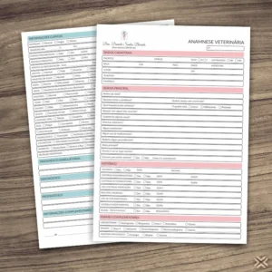 Ficha Anamnese Veterinária 3066