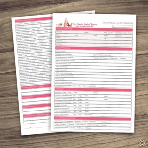 Ficha Anamnese Veterinária 3087