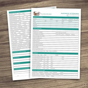 Ficha Anamnese Veterinária 3095
