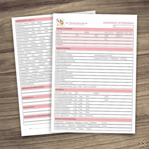 Ficha Anamnese Veterinária 3099