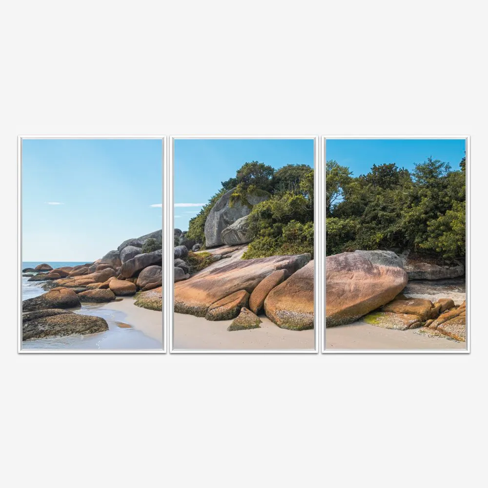 Quadro Floripa Forte 2 por Ale Gazola kit três telas - Imagem 4