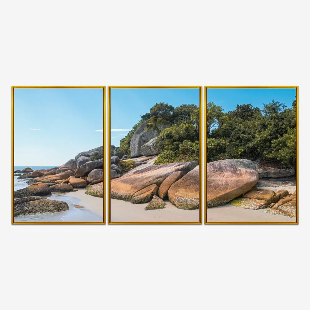 Quadro Floripa Forte 2 por Ale Gazola kit três telas - Imagem 7
