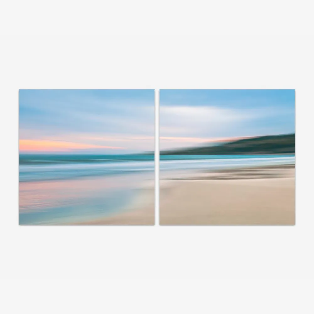 Quadro Abstrato Garopaba 1 por Ale Gazola kit duas telas - Imagem 2
