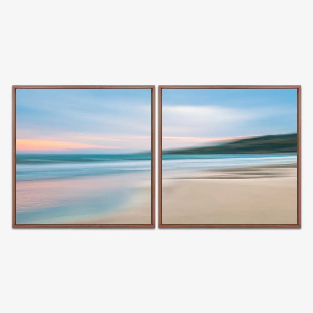 Quadro Abstrato Garopaba 1 por Ale Gazola kit duas telas - Imagem 5
