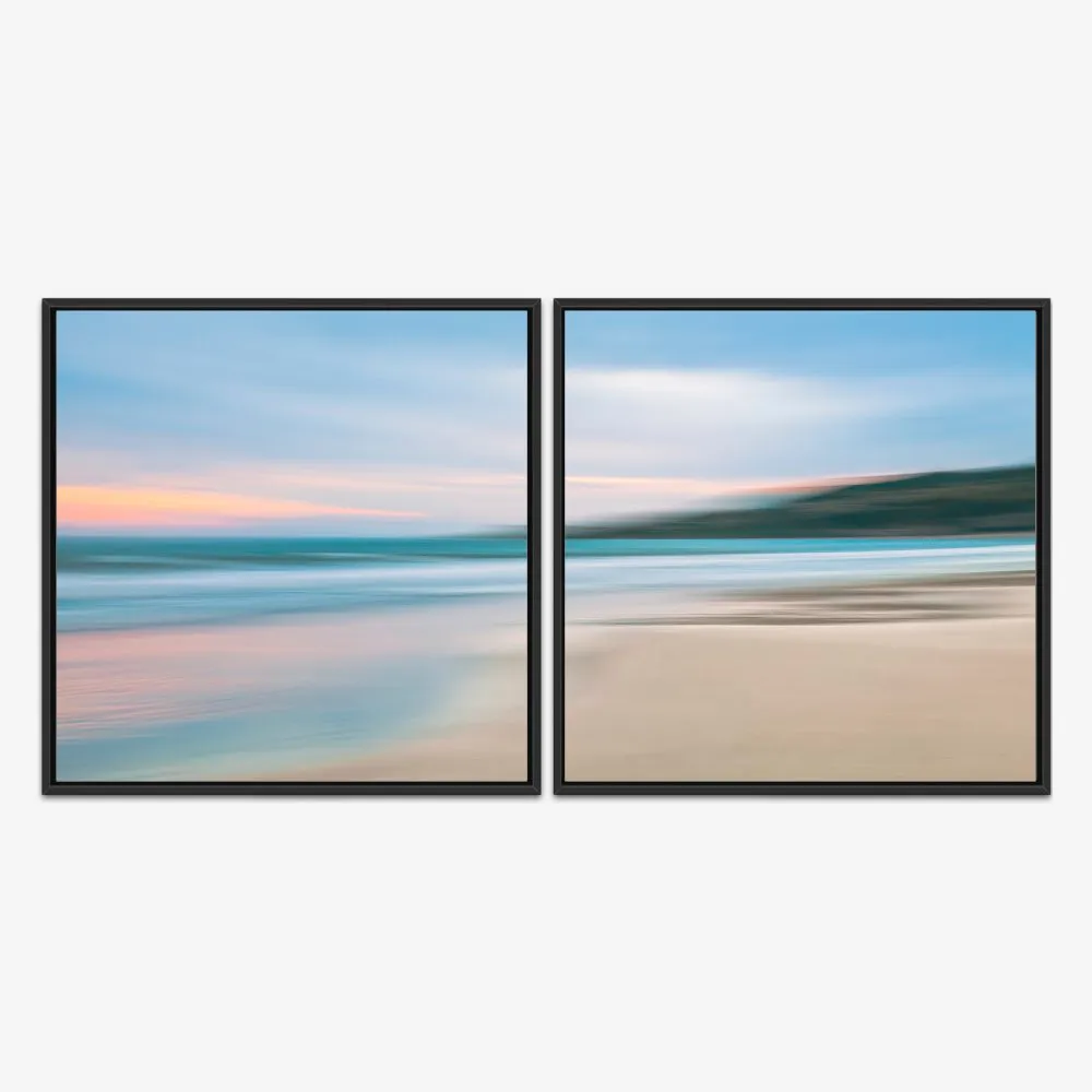 Quadro Abstrato Garopaba 1 por Ale Gazola kit duas telas - Imagem 3