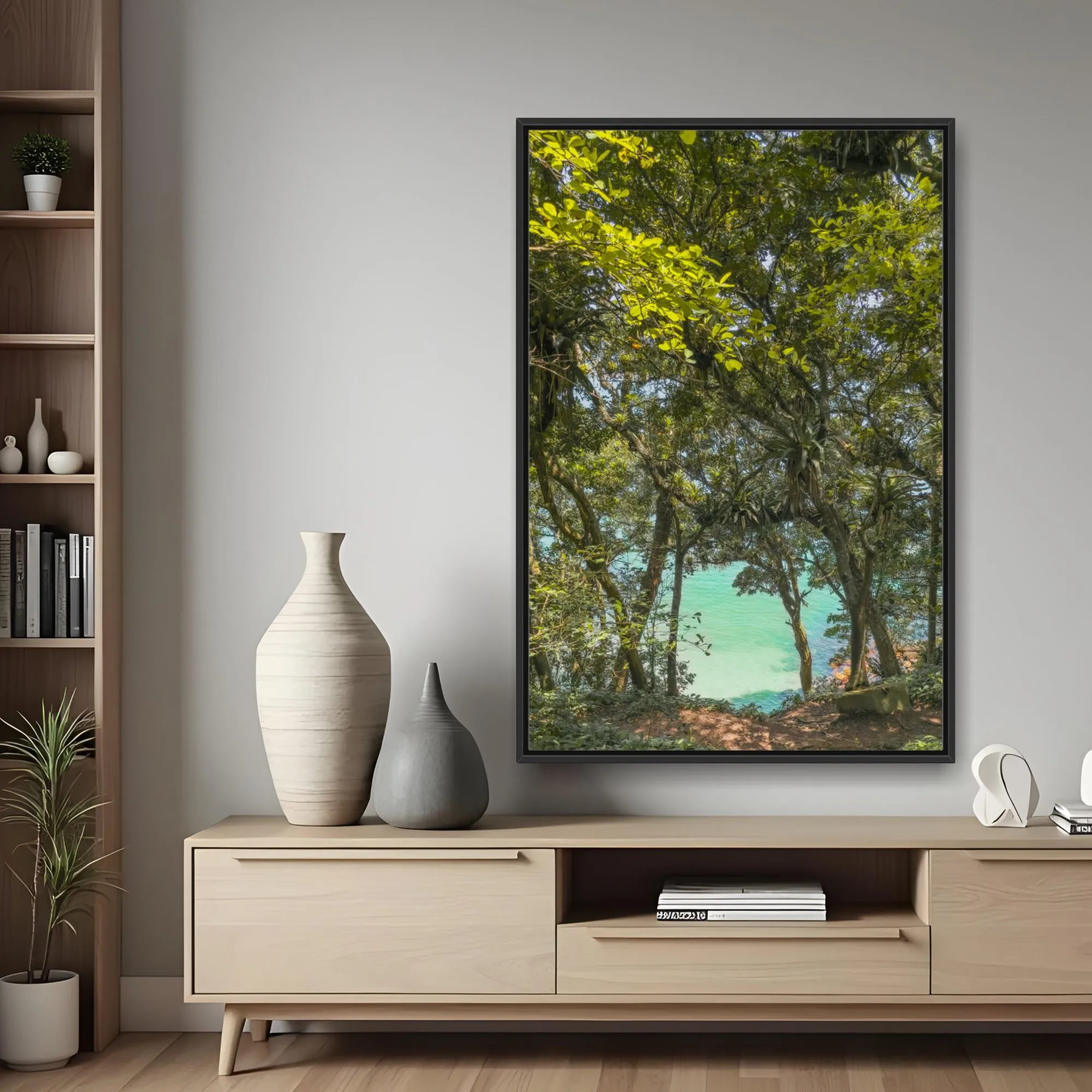Quadro Biguá Bombinhas por Ale Gazola