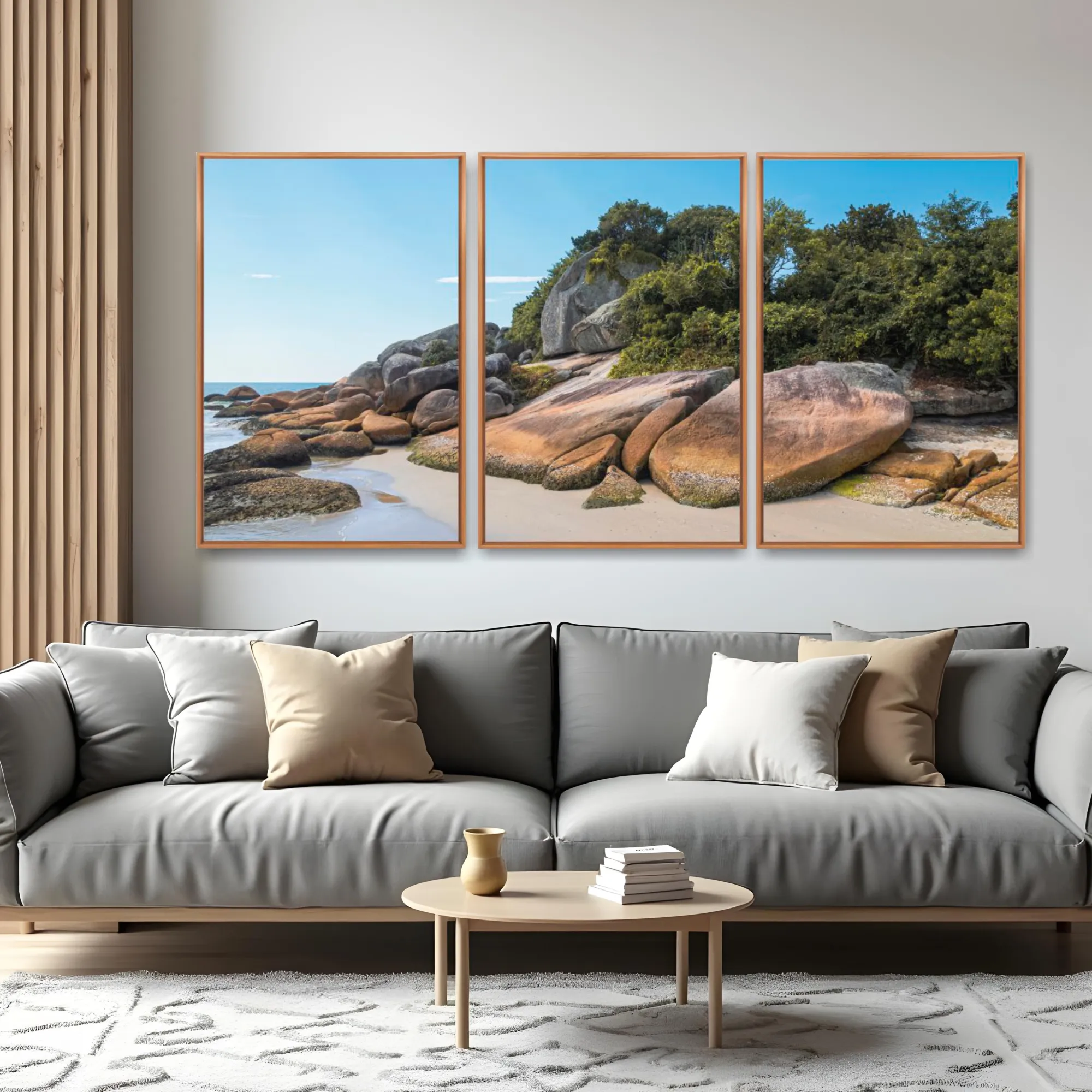 Quadro Floripa Forte 2 por Ale Gazola kit três telas
