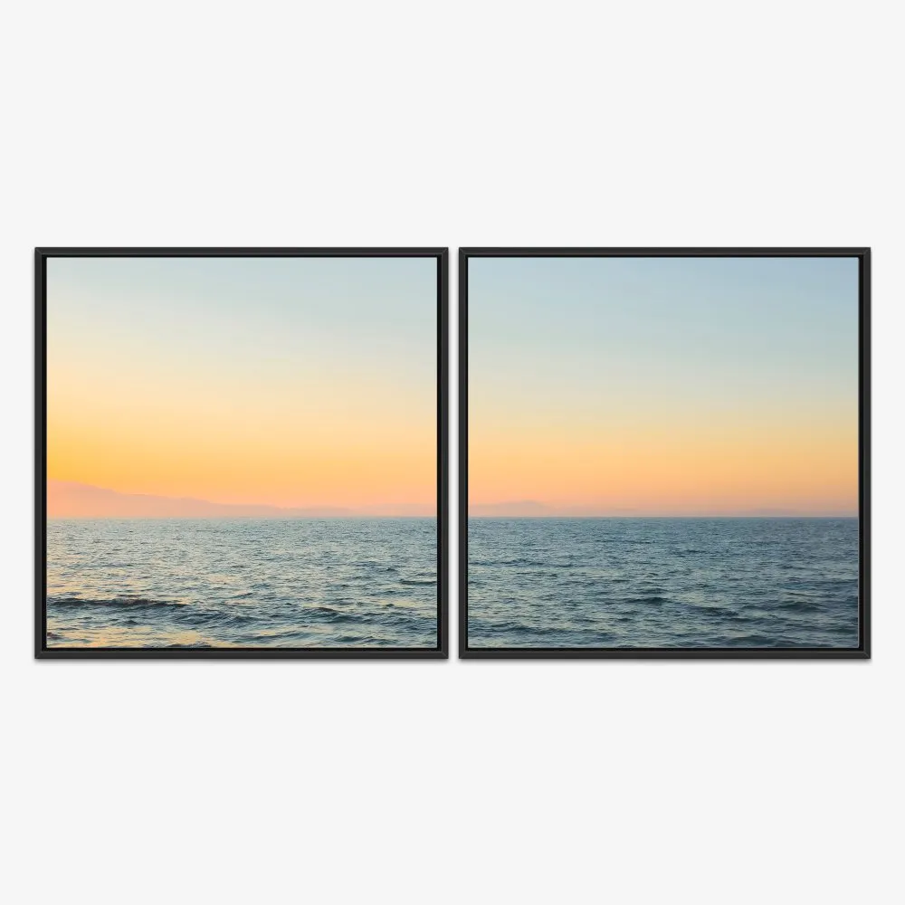 Quadro Floripa Horizonte 1 por Ale Gazola kit duas telas - Imagem 3