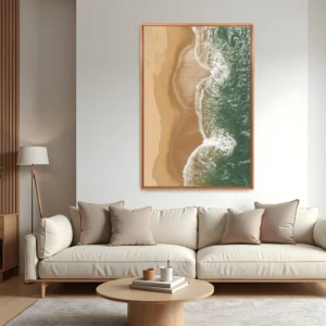 Quadro Floripa Ondas na Praia por Ale Gazola