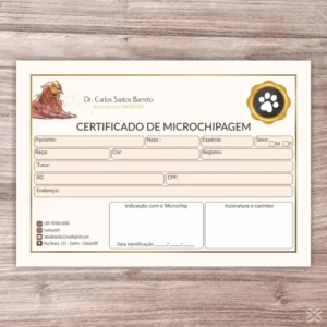 Certificado de Microchip Pet 30115
