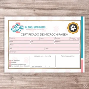 Certificado de Microchip Pet 30118