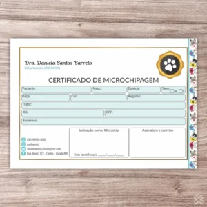 Certificado de Microchip Pet 30125