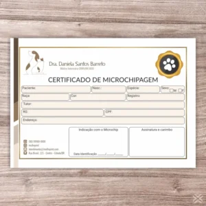 Certificado de Microchip Pet 30132