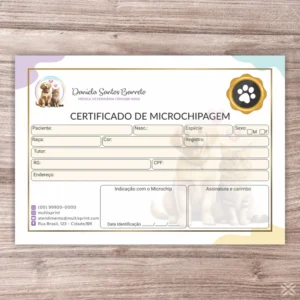 Certificado de Microchip Pet 30145