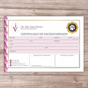 Certificado de Microchip Pet 3015