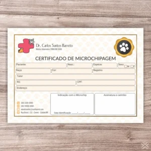Certificado de Microchip Pet 3024