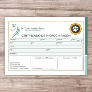 Certificado de Microchip Pet 3049