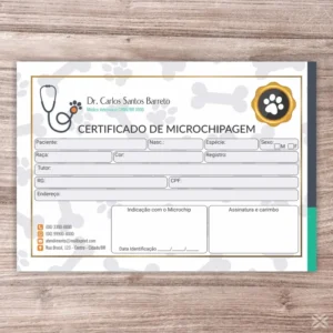 Certificado de Microchip Pet 3061