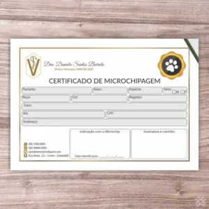 Certificado de Microchip Pet 3090