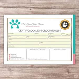 Certificado de Microchip Pet 3093