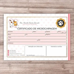 Certificado de Microchip Pet 3099
