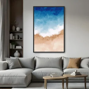 Quadro Praia Aquarela