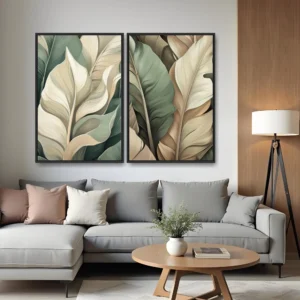 Quadro Foliage Collection 1 kit duas telas