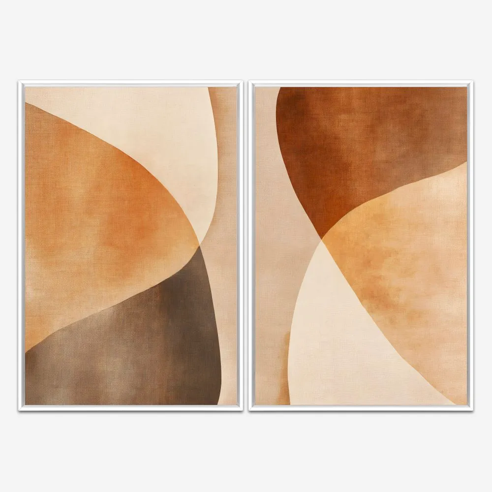 Quadro Abstract In Curves kit duas telas - Imagem 4