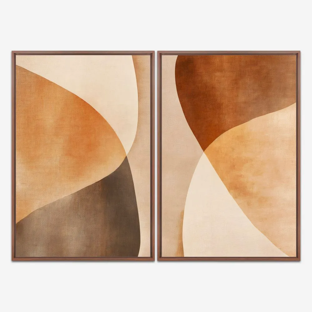 Quadro Abstract In Curves kit duas telas - Imagem 5