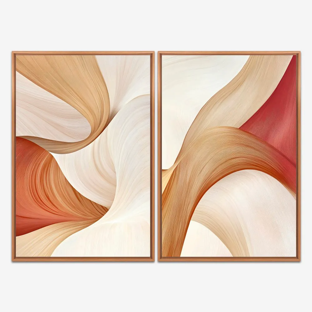 Quadro Winding Curves kit duas telas - Imagem 6