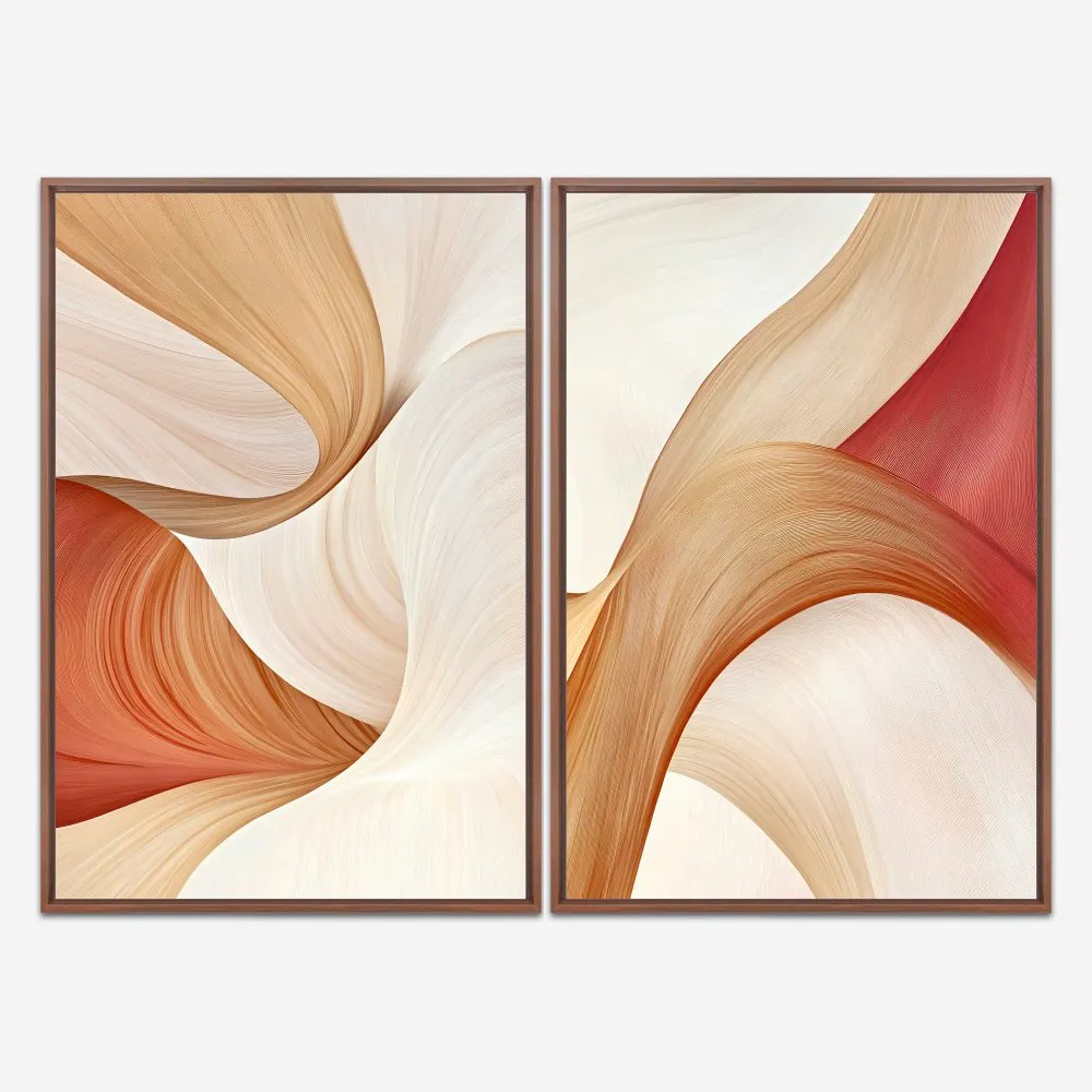 Quadro Winding Curves kit duas telas - Imagem 5