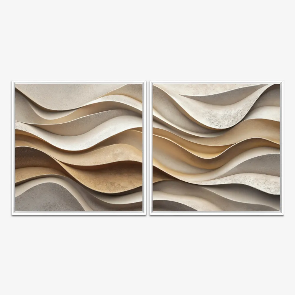 Quadro Winding Effect Spots kit duas telas - Imagem 4