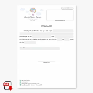 Declaração Psicólogo Digital