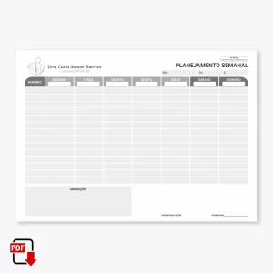 Planner Fisioterapeuta Digital