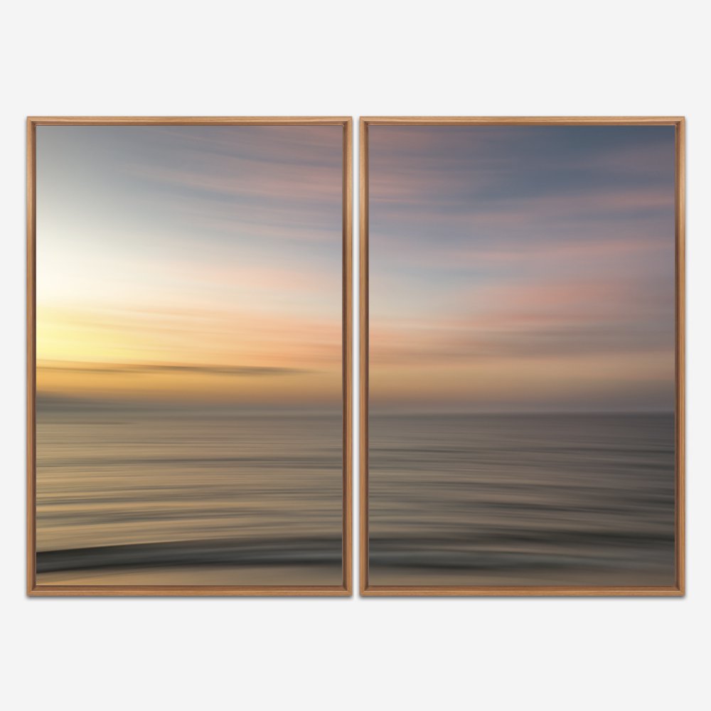 Quadro Abstrato Sea Wave por Ale Gazola kit duas telas - Imagem 6