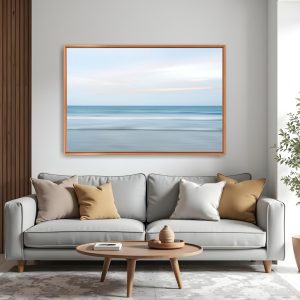 Quadro Mar Azul Bombinhas Abstrato por Ale Gazola